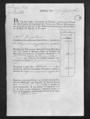Títulos de crédito passados pela Comissão Encarregada da Liquidação das Contas dos Oficiais Estrangeiros (legação portuguesa em França), que estiveram ao serviço de D. Maria II (letra W).