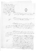 Consulta do Conselho Militar, assinada por Manuel de Brito Mozinho, visconde do Peso da Régua, barão de Sabrosa, José Teotónio Vieira de Carvalho, para ser presente ao infante D. Miguel, remetendo 15 relações pertencentes aos Regimentos de Milícias de Chaves, Bragança, Miranda e Vila Real.