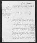 Requerimento de Bernard Haby, major que serviu no Exército Libertador, solicitando o pagamento dos seus vencimentos em atraso.