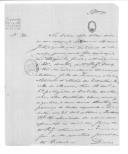 Ofício assinado por João de Sousa Cirne, comandante do Regimento de Infantaria de Beja, para o administrador do concelho de Montemor-o-Novo sobre um mancebo, de nome Manuel João, que desertou. 