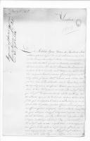 Requerimento de Matildes Inês, viúva de Teotónio José Caldeira, em nome dos seus filhos, cabo de esquadra José Irmugénio Caldeira, da 2ª Companhia do Batalhão de Artilheiros Nacionais de Lisboa Ocidental e o oficial inferior João Nepomeseno, da 8ª Companhia do mesmo Batalhão.