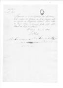 Requisição de J. S. Costa à 1ª Repartição do Ministério da Guerra de cópia da portaria de 11 de Janeiro de 1834.