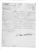 Correspondência do duque da Terceira para o conde de Vila Real sobre a divisão do Batalhão Provisório de Angra pelas várias ilhas dos Açores, envio de documentação, orrganização da Guarda Nacional do Algarve, segurança, embarcações, operações, pessoal, relação da letra de que precisa o oficial da tipografia do Estado Maior General, deslocamentos e delitos.