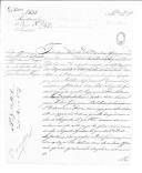 Correspondência de Francisco de Paula Azevedo para conde de Saldanha sobre a transferências de pessoal.