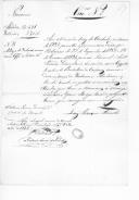 Processos sobre cédulas de crédito do pagamento dos oficiais do Batalhão de Caçadores 2, durante a época da Guerra Peninsular.