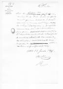 Ofícios (minutas) da 1ª Repartição do Ministério da Guerra, assinado por B. Franco, sobre a proposta apresentada para serem dispensados os deputados de assistirem às sessões da Câmara dos Deputados.