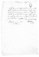 Ofício da 1ª Repartição da 2ª Direcção do Ministério da Guerra para a 1ª Repartição da 1ª Direcção, perguntando qual o destino que foi dado ao soldado do 1º Batalhão de Milícias de Pernambuco, Bento José Fernandes.