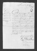 Processos sobre cédulas de crédito do pagamento das praças da 3ª e 4ª Companhias, do Batalhão de Caçadores 1, durante Guerra Peninsular (letra M).