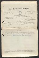 José Bernardino Maurício - Soldado - 1.º Esquadrão do Regimento de Cavalaria 4