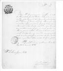 Ofício do major Rodrigo Mário de Brito Fragoso do Regimento de Caçadores a Cavalo 3 para Francisco Gaspar Martins sobre movimentos de guerrilhas.