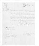 Correspondência de João Freire de Andrade Salazar d' Eça para o duque da Terceira sobre o ajustamento de contas com três praças francesas que prestaram serviço no Exército Libertador.
