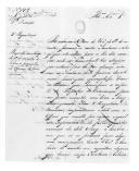 Correspondência do visconde de Várzea para o conde de Subserra sobre as propostas para o posto de capitão mor das ordenanças da vila de Pombal e de Santarém.