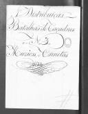 Processos sobre cédulas de crédito do pagamento dos músicos e cornetas do Batalhão de Caçadores 3, durante a Guerra Peninsular.