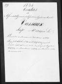 Processo de liquidação de contas do alferes Vassaux que serviu no 1º Regimento de Infantaria Ligeira da Rainha.