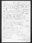 Processo da liquidação das contas do tenente Henry Bertin, que serviu no 1º Regimento de Infantaria Ligeira da Rainha.