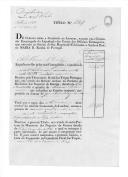 Títulos de crédito passados pela Comissão Encarregada da Liquidação das Contas dos Oficiais Estrangeiros a vários militares que estiveram ao serviço da Rainha D. Maria II (letras F e T).