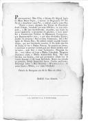 Carta régia dirigida aos portugueses comunicando a fuga de D. Miguel do paço real, bem como da sua união ao Regimento 23. 