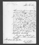 Correspondência de Francisco José Pereira para José Jorge Loureiro sobre relações da Comissão de Liquidação da Dívida dos Militares e Empregados Civis do Exército, que serviram no Exército Libertador, criada pelo decreto de 23 de Junho de 1834.