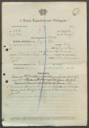 José Gonçalves Guindalha - Soldado - 11ª. Compª. Regimento de Infantaria nº. 4