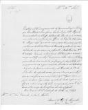 Correspondência de conde de Barbacena Francisco para o barão de Molelos remetendo o requerimento de Francisco Joaquim Torres.