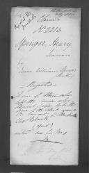 Processo sobre o requerimento de William Springer, irmão do falecido Henry Springer, marinheiro no navio "D. Maria" e na escuna "Fayall".