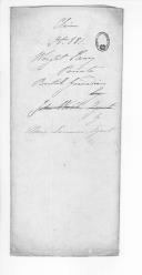 Processo do requerimento de Henry Wright do Regimento de Granadeiros Britânicos.