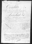 Processo da liquidação das contas do tenente-coronel Aviolat que serviu no 1º Regimento de Infantaria Ligeira da Rainha.
