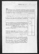 Processo da liquidação das contas do quartel-mestre Joachim Chaumeil de Stella, que serviu no 1º Regimento de Infantaria Ligeira da Rainha.