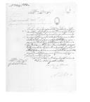 Correspondência do coronel António Bacon para Agostinho José Freire sobre o pagamento de vencimentos dos soldados ingleses, "Relação dos vencimentos que tiveram os senhores oficiais do Regimento de Lanceiros desde 19 de Setembro de 1832 até 19 de Novembro do dito ano, e Janeiro de 1833" e "Soldos diários dos oficiais e soldados do Corpo de Lanceiros".