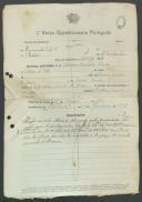António Castanho Mendes  - Soldado - Regimento de Infantaria nº17
