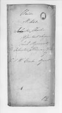 Processo do requerimento de Thomas Johnston, pai do cirurgião-ajudante Charles Johnston, do Regimento de Irlandeses.