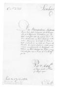 Processo sobre o requerimento de Bernardino António Teixeira Pinto, cabo de Esquadra da 10ª Companhia do Regimento de Artilharia 4.