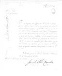 Correspondência entre José da Silva Carvalho e o duque da Terceira sobre pagamento de despesas a José Vanzeler pelo transporte de oficiais e praças inglesas que embarcaram na escuna "Salina".
