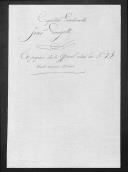 Processo de liquidação de contas do capitão João Gourgett que serviu no 1º Regimento de Infantaria Ligeira da Rainha.