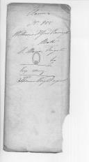 Processo sobre o requerimento de Alfred Banington Willians, contramestre da fragata Dona Maria da Esquadra Libertadora.