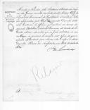 Aviso de D. Maria II, assinado pelo conde de Lumiares, sobre a relação dos oficiais que passaram a servir no 2º Batalhão Nacional Provisório.