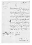 Ofício de José Manuel Lupa para M. Maria Cabral sobre a partida de guerrilhas do sítio de Dolouca e do sítio do Vale de Lama.
