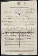 Cipriano dos Santos - Soldado - Regimento de Infantaria nº 32
