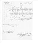 Correspondência de Francisco da Gama Lobo Botelho, governador das Armas interino, para José Lúcio Travassos Valdez sobre indisciplina, franceses, inspecções aos hospitais, presos, doentes, relação do Batalhão de Empregados Públicos, documentos impressos: "Juiz vereadores da illustrissima camara desta cidade do Porto", por D. João VI; "Crónica Constitucional do Porto" de 15 de Agosto de 1833; e "Gazeta de Lisboa" de 11 de Julho de 1825. 