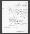 Correspondência de Pedro de Sousa Canavarro para o conde de Vila Real sobre relações da Comissão de Liquidação da Dívida dos Militares e Empregados Civis do Exército, que serviram no Exército Libertador, criada pelo decreto de 23 de Junho de 1834.