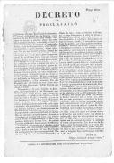 "Decreto e Proclamação" no qual o conde de Amarante é destituído de todos os títulos, honras e mercês por se ter rebelado contra o rei de Portugal.