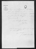 Requerimento do oficial Charles Mazzola do 1º Regimento de Infantaria Ligeira da Rainha solicitando que lhe passem um atestado.