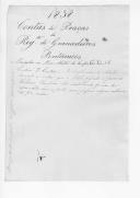 Processo do requerimento de Willian Sampson, soldado do Regimento de Granadeiros Britânico.