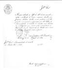 Ofícios assinados pelo coronel Vicente da Conceição Graça, comandante do Regimento de Lanceiros em Estremoz, para o administrador do concelho de Montemor-o-Novo sobre mantimentos para homens e animais.