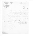 Correspondência de António Pedro de Brito, da 1ª Divisão Militar, e do duque da Terceira para José Lúcio Travassos Valdez sobre presos, deserções e nomeações de pessoal.