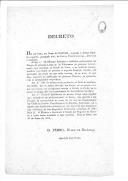 Decreto assinado por D. Pedro, duque de Bragança, e Agostinho José Freire sobre deserções.