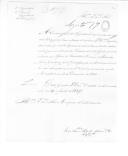 Ofício de João Freire de Andrade Salazar de Eça para o marquês de Saldanha sobre envio de relação acerca do estado da conta com o alferes Jauré Grilerry do Batalhão Francês de Peniche.
