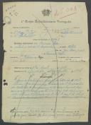 Francisco Pedro - Soldado - 9ª. Compª. Regimento Infantaria nº. 17
