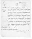 Correspondência do comandante da Sub-Divisão Militar de Beja e do governador militar de Peniche para o duque da Terceira, ministro e secretário de Estado dos Negócios da Guerra, a participar a aclamação da Carta Constitucional.