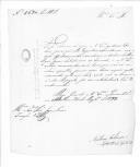 Correspondência de Mathew Laldura para José Lúcio Travassos Valdez sobre requisições para o Depósito de Cavalaria. 